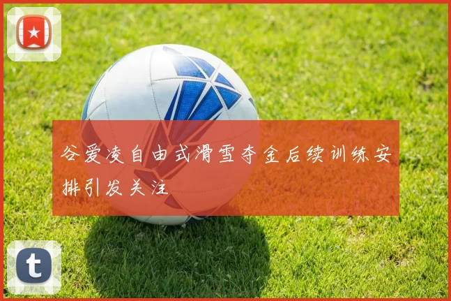 谷爱凌自由式滑雪夺金后续训练安排引发关注